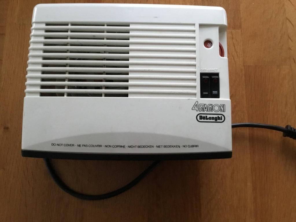 Ventilator kacheltje- DeLonghi, Ophalen, Gebruikt