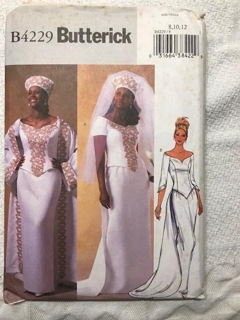Naaipatroon Butterick B4229 Bruidsjapon, Avondjurk, Ophalen of Verzenden, Nieuw