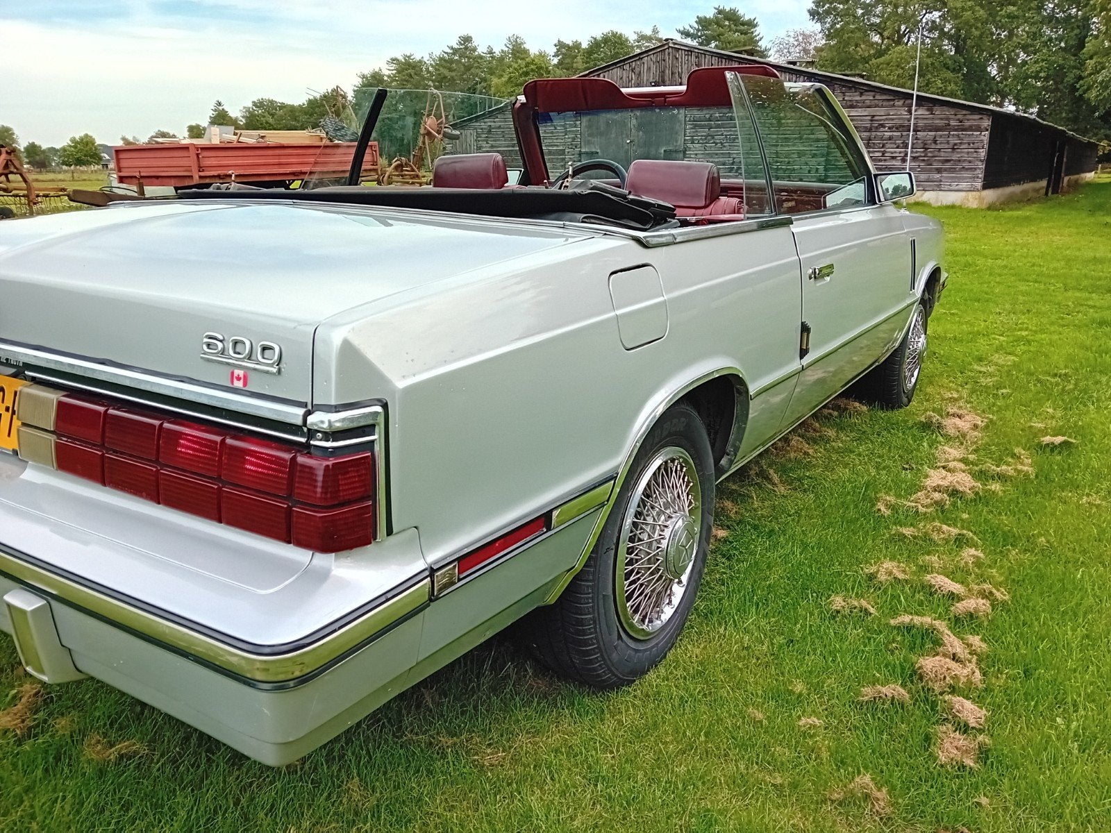 Chrysler Dodge 600 2.6L AUT Cabriolet 1986 Grijs 2 jaar APK, foto 5