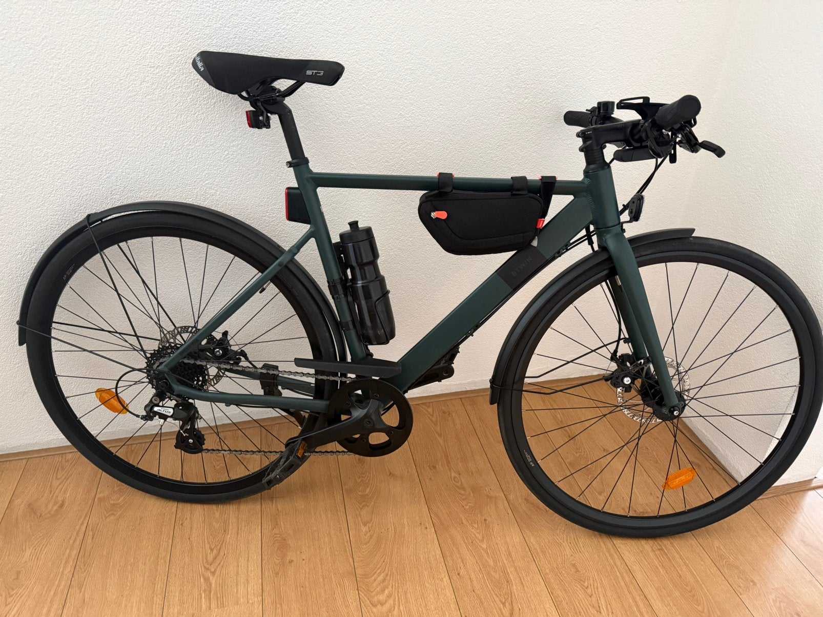 BTWIN FAST CITY BIKE SPEED 900 green, Minder dan 10 versnellingen, 26 inch, 49 tot 53 cm, Zo goed als nieuw