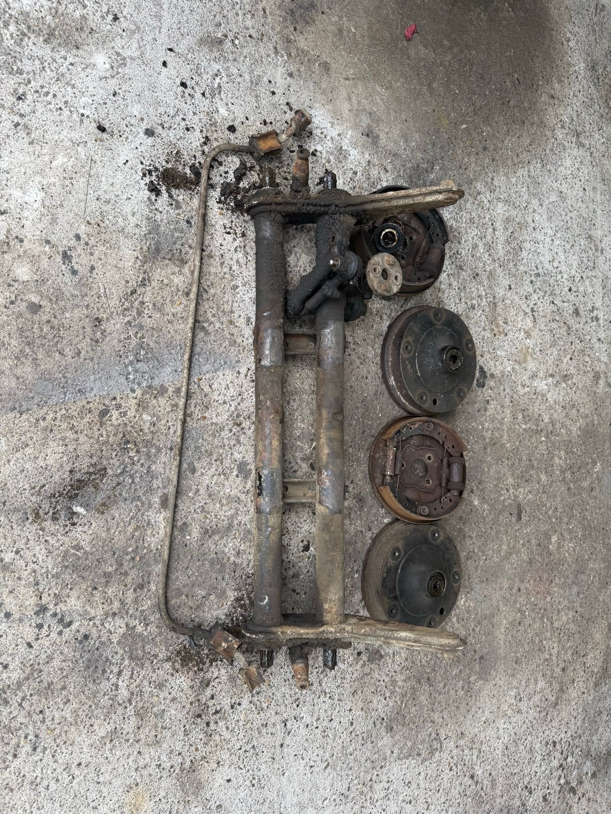 Harde Kever vooras inclusief stuurhuis, Ophalen, Gebruikt, Volkswagen