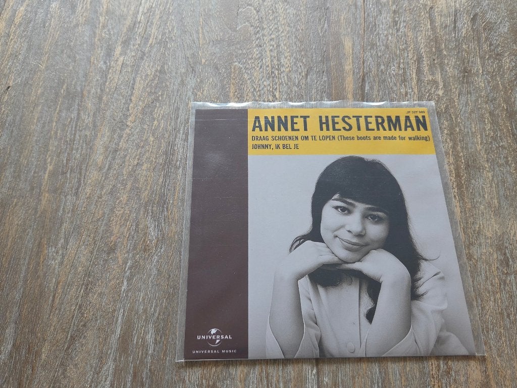 Annet Hesterman - Draag schoenen om te lopen, Verzenden, 7 inch, Fotohoes, Levenslied of Smartlap