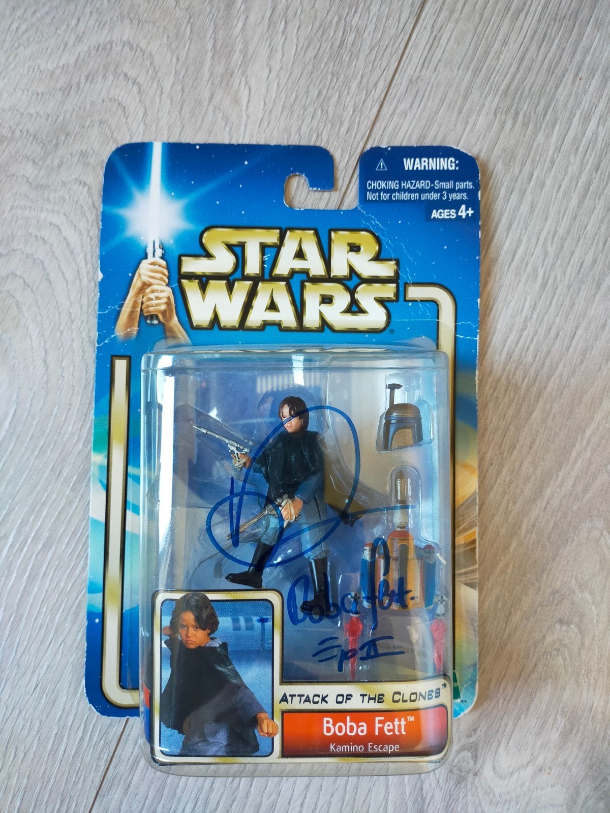 Gesigneerd Star Wars Boba Fett actiefiguur - Zeldzaam!, Verzamelen, Ophalen of Verzenden, Nieuw, Actiefiguurtje