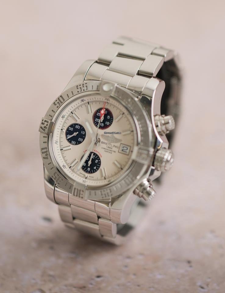 Breitling Avenger 2 Chronograph Japan Limited Edition, Staal, Staal, Breitling, Polshorloge