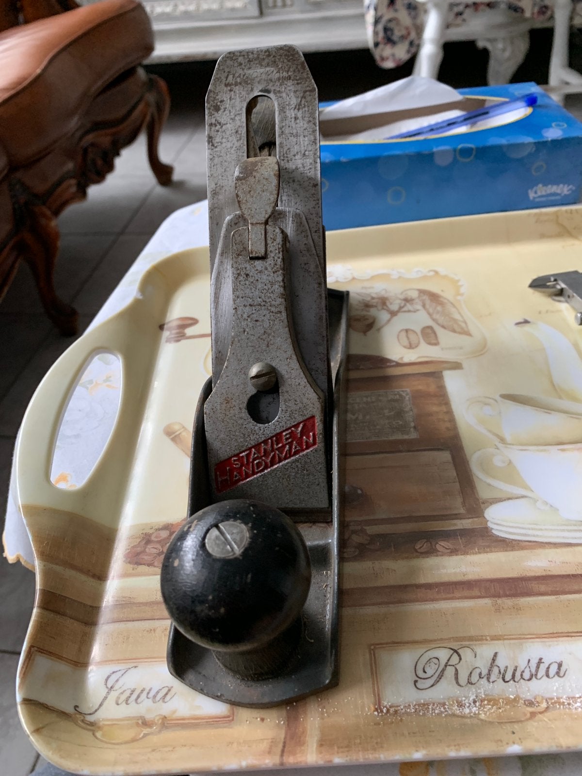 Mooie handyman no3 gladde zool houten handgrepen, Ophalen of Verzenden