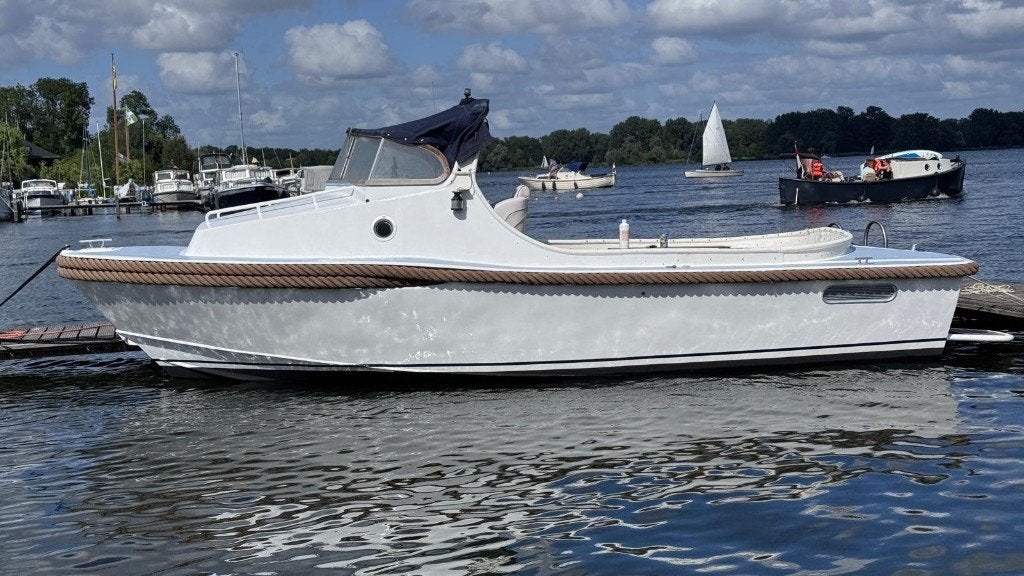 Snel varende aluminium sloep/motorboot (2 videos, zie tekst), Watersport en Boten, Motorboten en Motorjachten, 70 cm, Binnenboordmotor