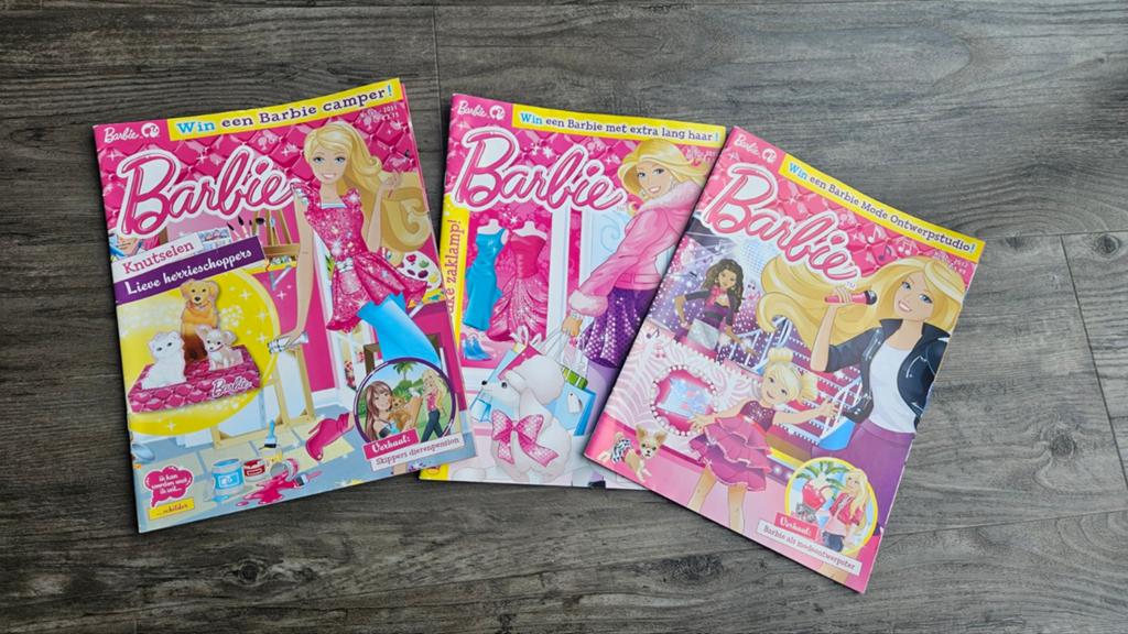 Barbie tijdschriften 3x, Ophalen of Verzenden, Zo goed als nieuw