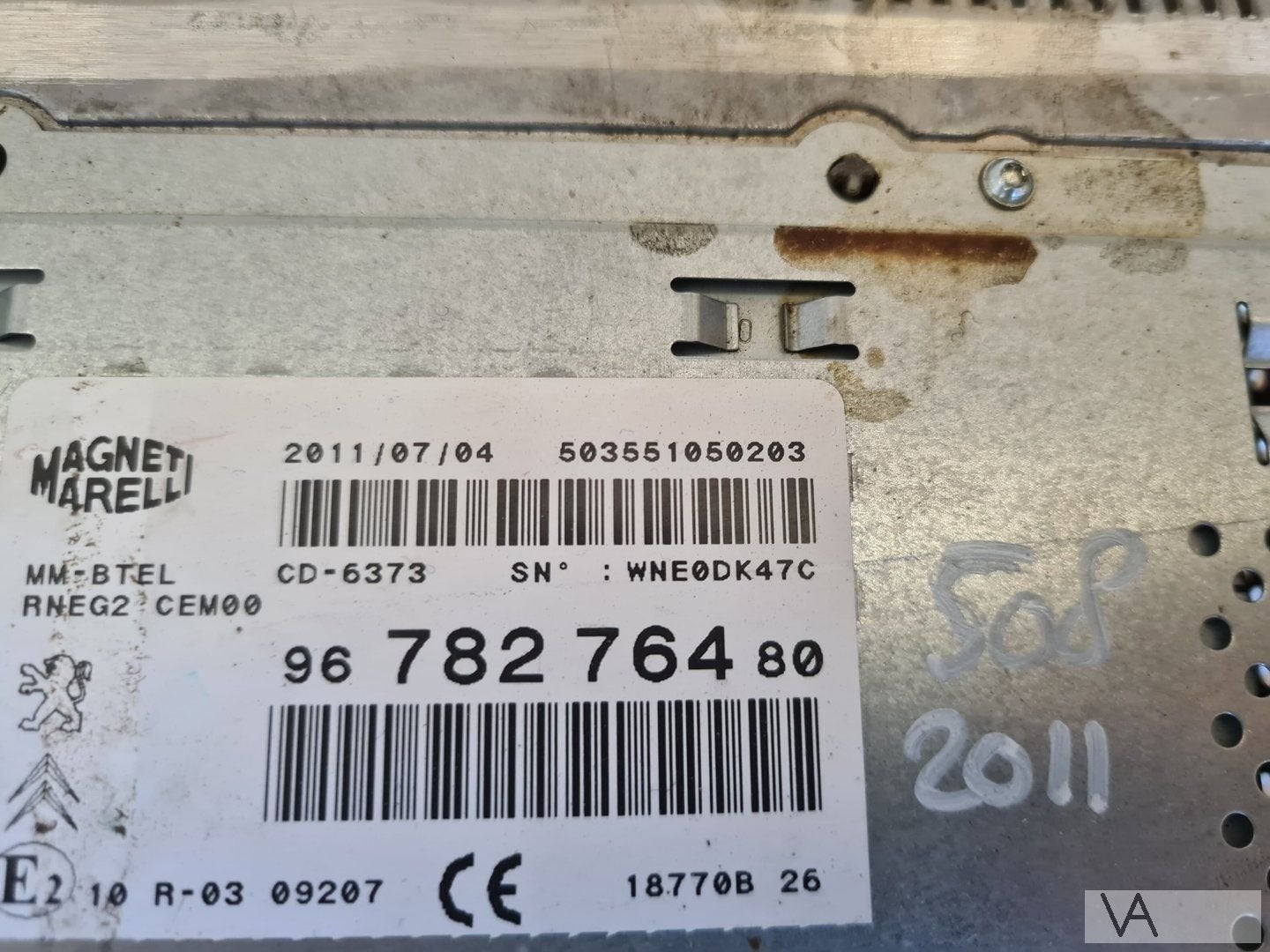Citroen DS4 Peugeot 508 2011 - 2016 radio navigatie module, Gebruikt, -, -, Ophalen of Verzenden