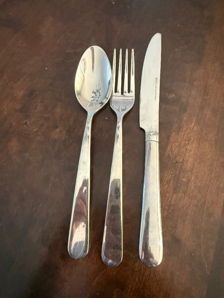 Prachtige bestekset Vivo/Albert Heijn/Kempen, Ophalen, Zo goed als nieuw, Rvs of Chroom, Bestekset