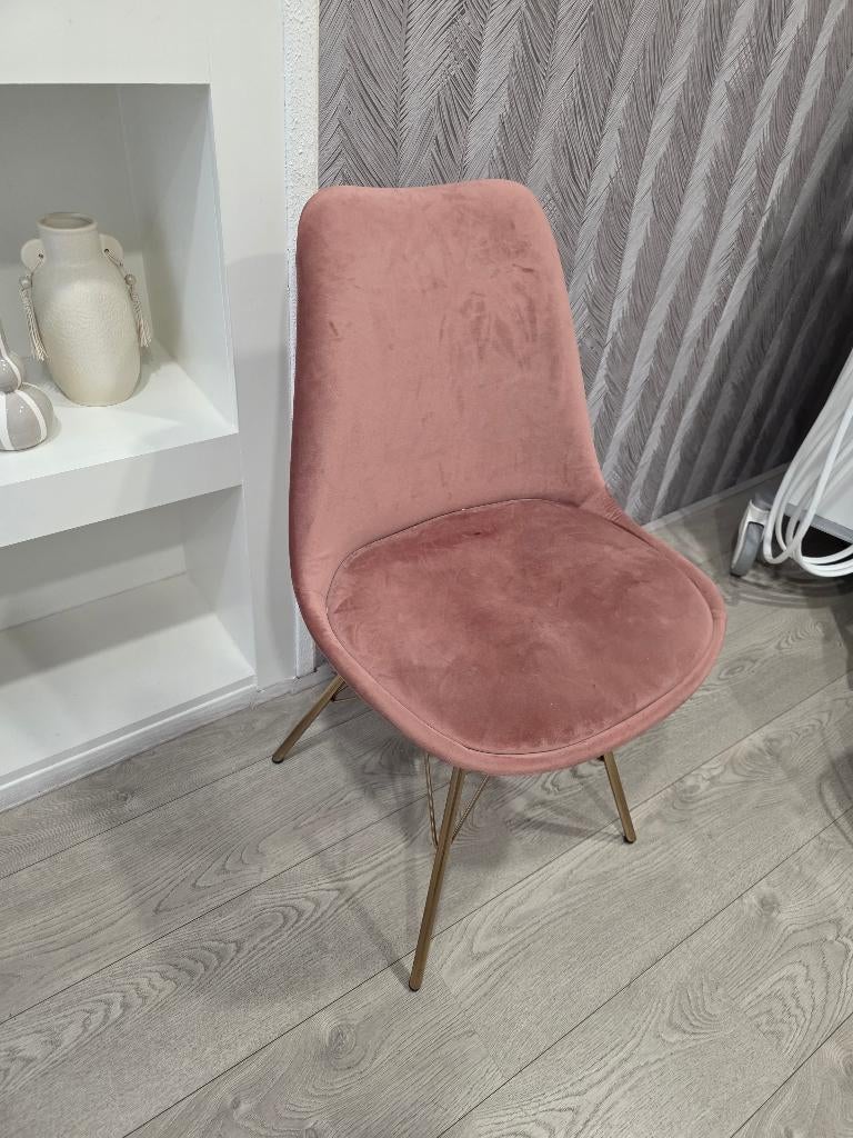 GRATIS!!! 6 KICK velvet stoelen!!!, Huis en Inrichting, Stoelen, Ophalen, Gebruikt, Overige kleuren, Vijf, Zes of meer stoelen