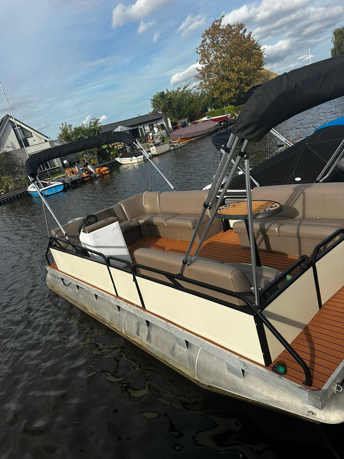 Pontoonboot gilgetter 716, Watersport en Boten, Ophalen, Zo goed als nieuw, Aluminium