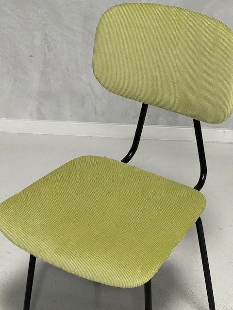 Kembo eettafelstoel vintage design eetkamerstoel limegroen, Gebruikt, Overige kleuren, ., Vintage