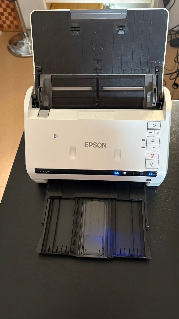 Epson DS-570W documentscanner met Wi-Fi, Computers en Software, MacOS, Epson, Zo goed als nieuw, Documentscanner