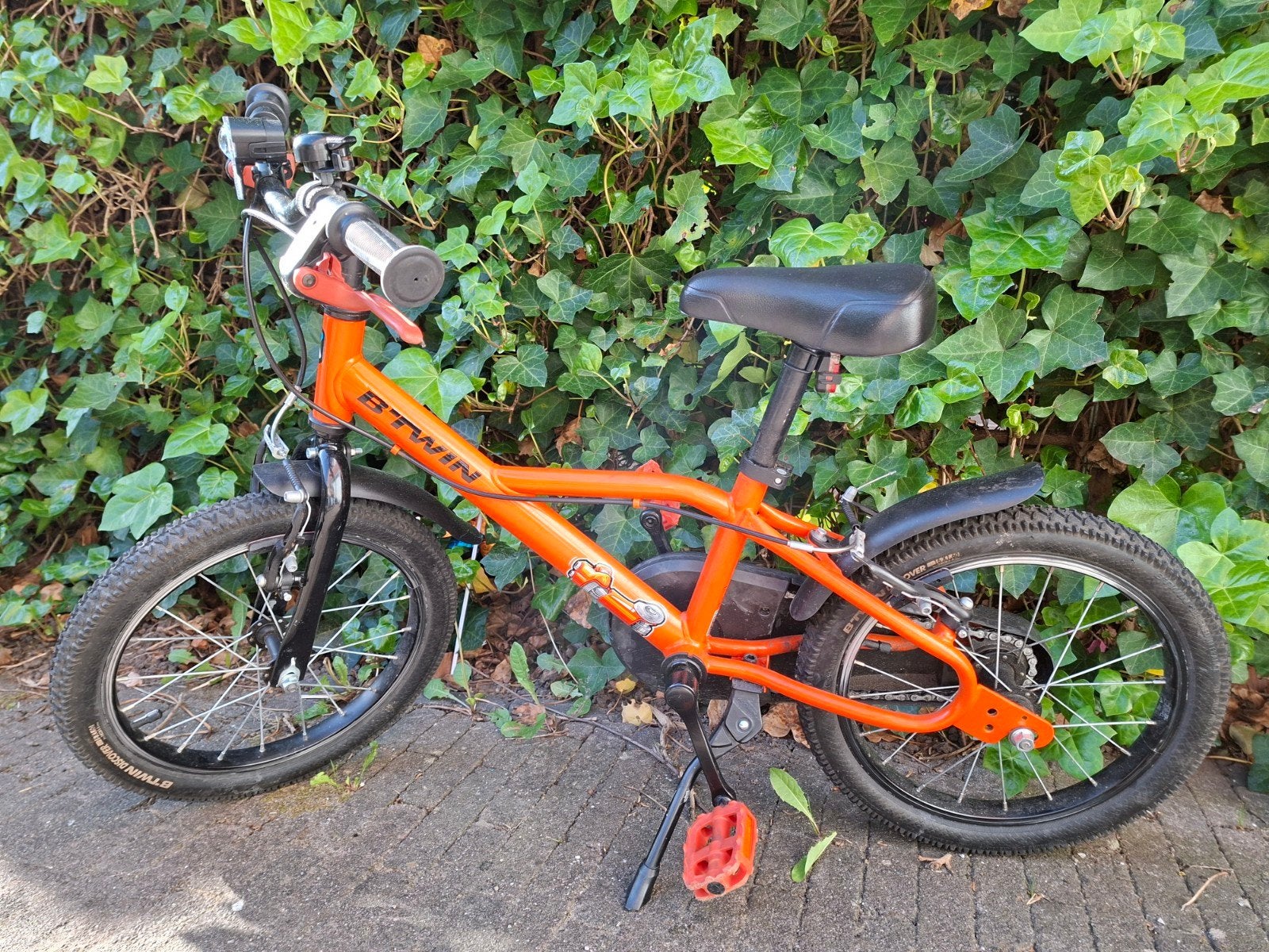 kinderfiets te koop, 16 inch, Ophalen, Gebruikt, Staal, 16 tot 20 inch