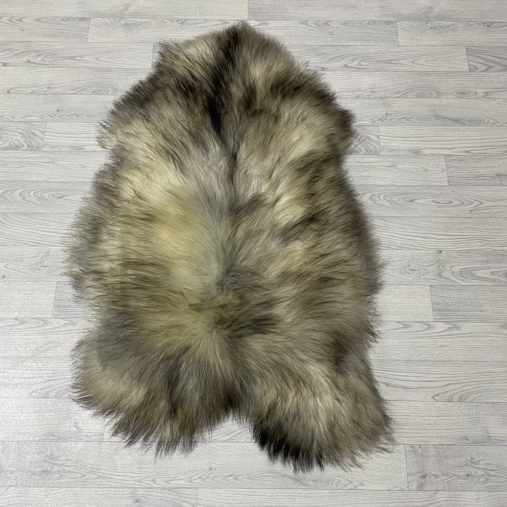 Schapenvacht IJslands multicolor 120x70cm #1894 | Lederstore, Landelijk, modern, Scandinavisch, industrieel, 100 tot 150 cm, Nieuw