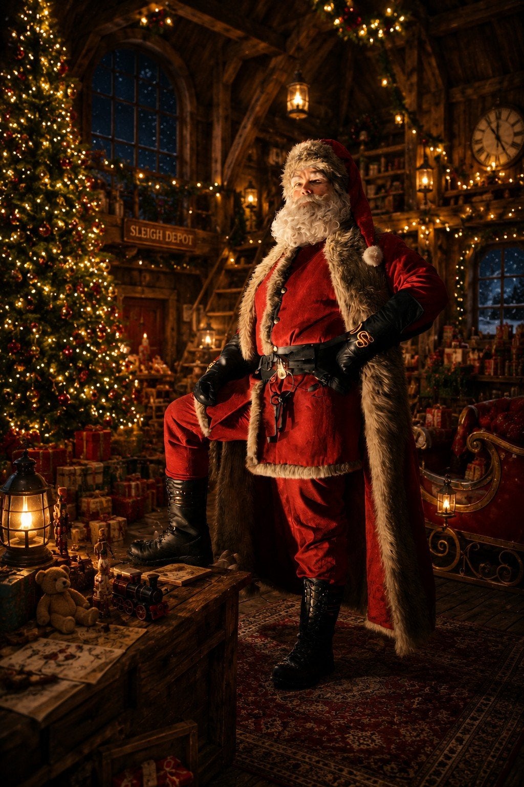 De Echte Santa op bezoek, Ophalen of Verzenden, Nieuw