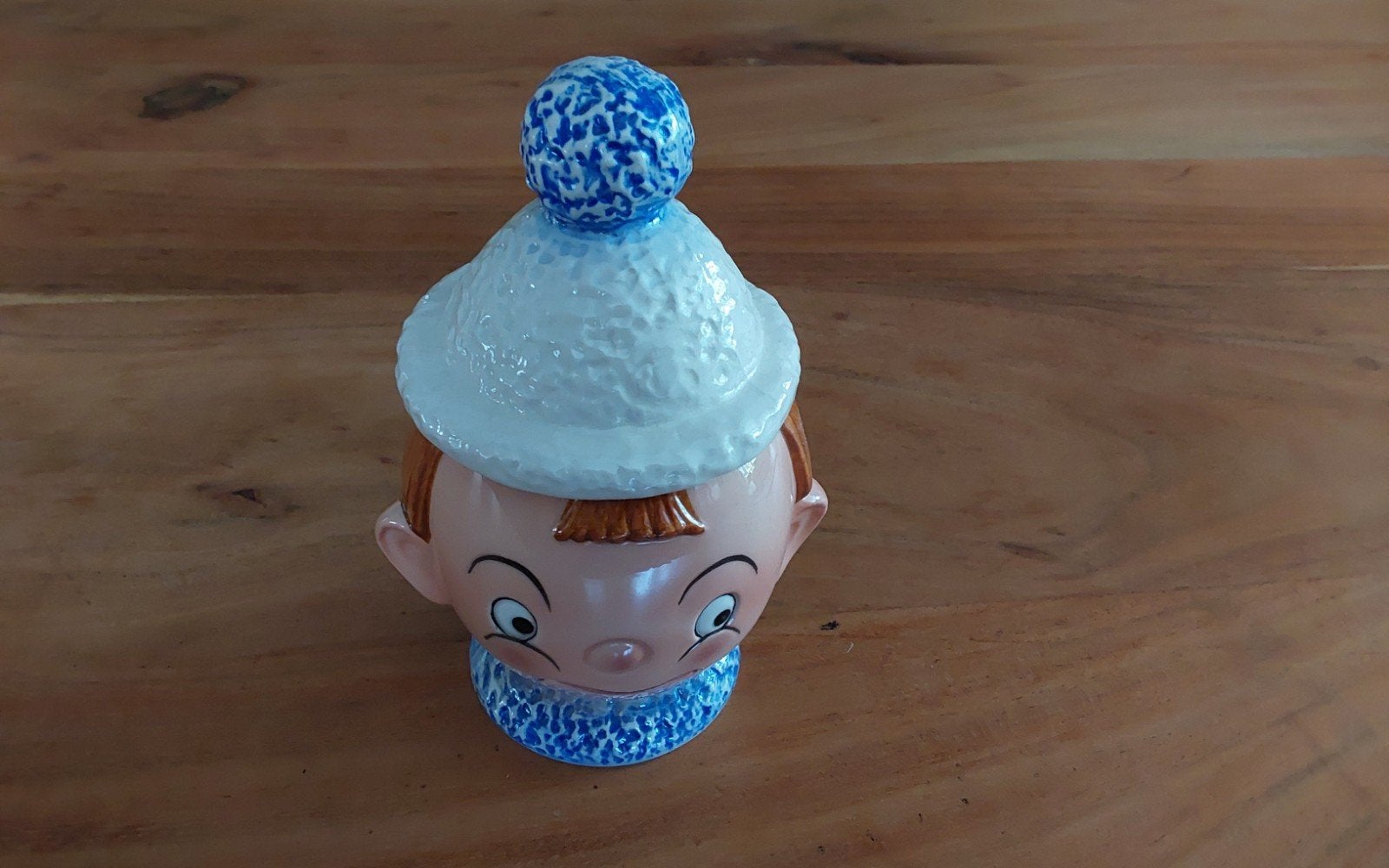 Vintage goebel 1964 spaarpot, Ophalen, Zo goed als nieuw, Steen, Aardewerk of Keramiek, Strip- of Tekenfilmfiguur