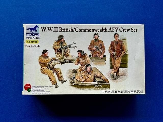 Bronco Models	cb35098	British AFV Crew	1/35, Verzenden, Nieuw, 1:35 tot 1:50