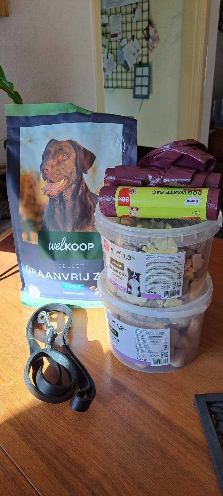honden voer, Ophalen, Hond