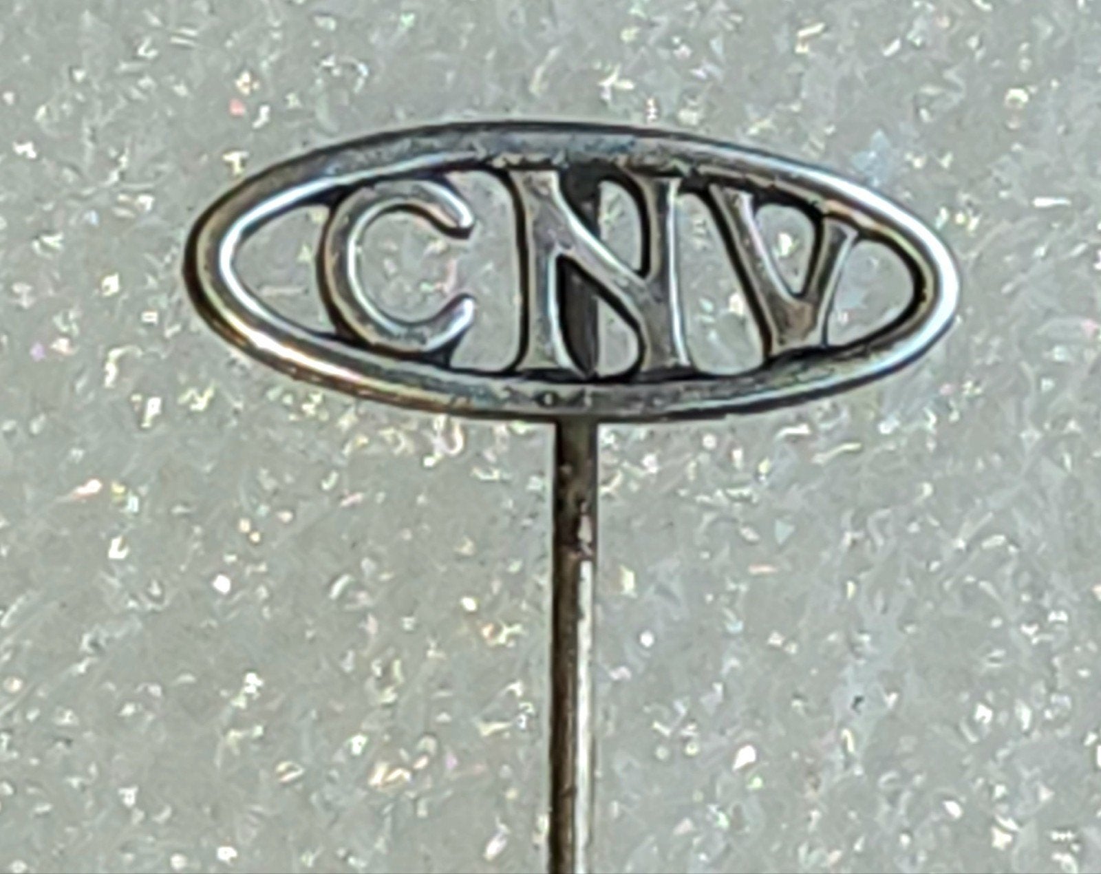 Zilveren Speldje CNV - Vintage Vakbond, Verzamelen, Speldjes, Pins en Buttons, Ophalen of Verzenden, Gebruikt, Overige onderwerpen