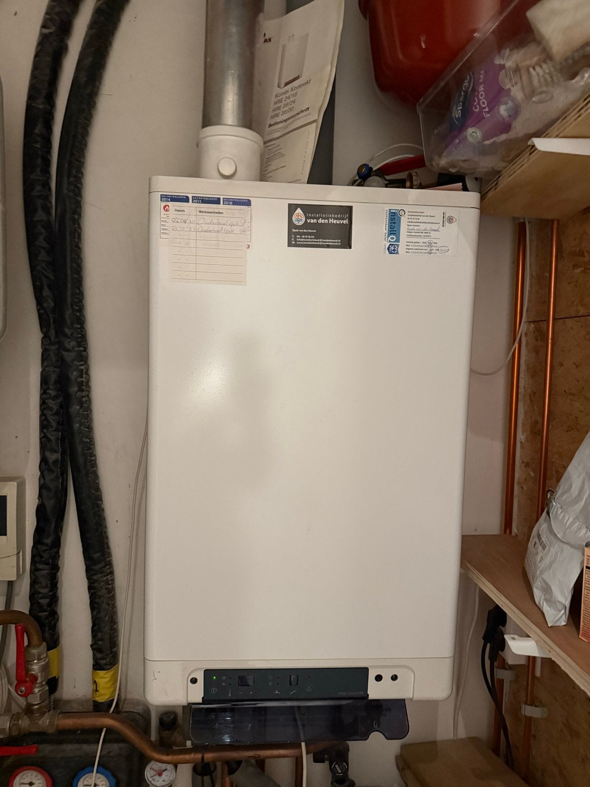 Intergas Kompakt HRE 28/24 CV-ketel - Zo goed als nieuw, Hoog rendement (Hr), Cv-ketel of Combi-ketel, Ophalen of Verzenden, Zo goed als nieuw