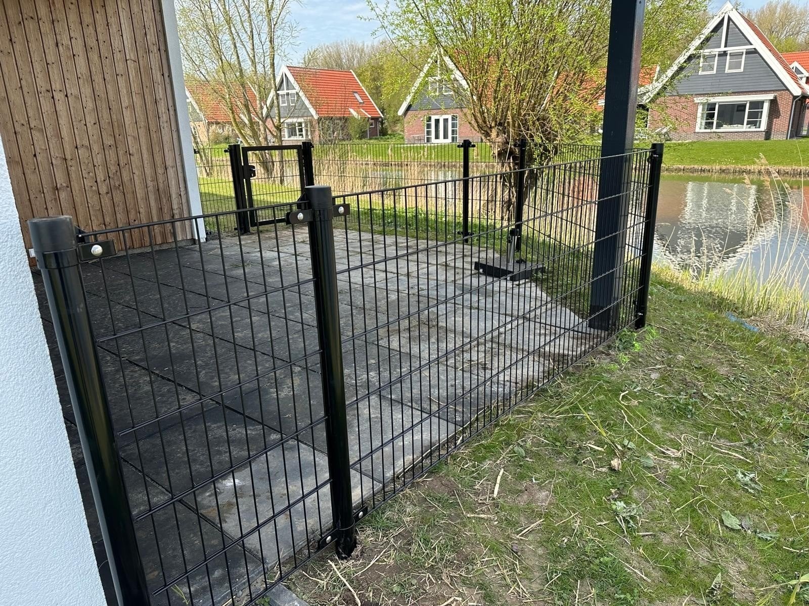 ZWART DUBBELSTAAFS HEKWERK – VERKOOP & PLAATSING, Ophalen of Verzenden, Nieuw, IJzer