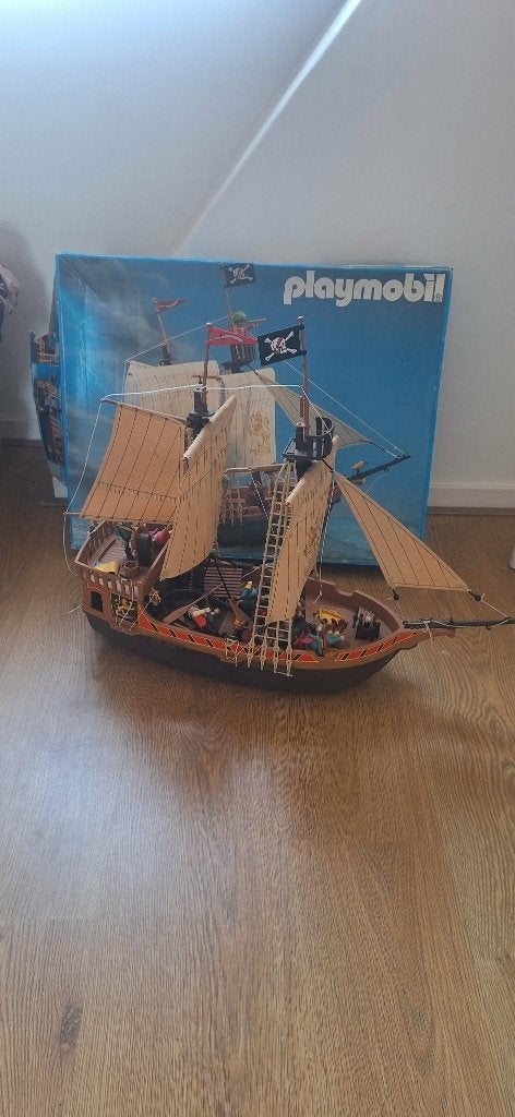 Playmobil Piratenschip (setnummer 3750), Ophalen, Gebruikt, Complete set, Boot/Schip