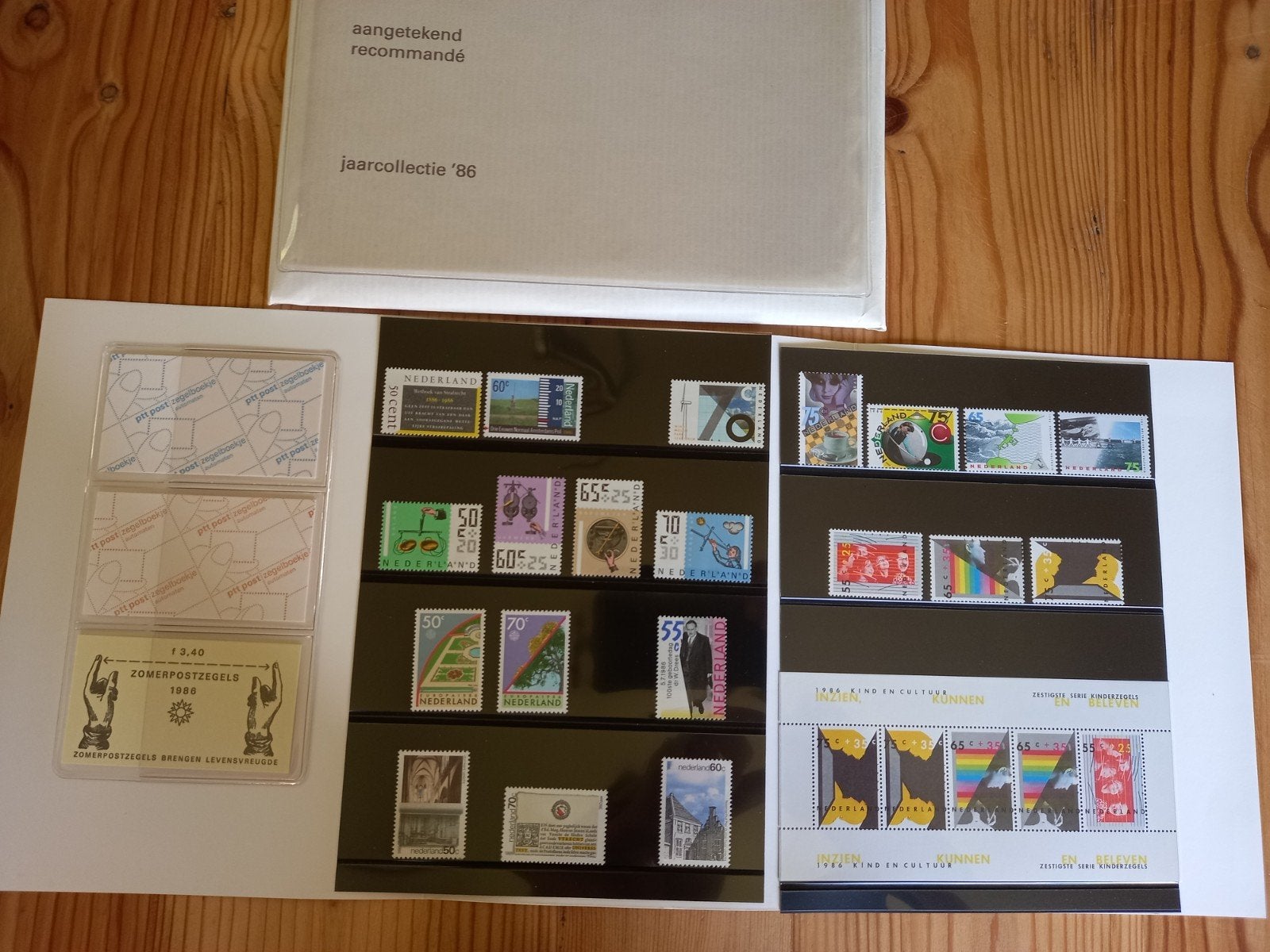 postzegel jaarcollectie '86, Ophalen of Verzenden, Na 1940, Postfris