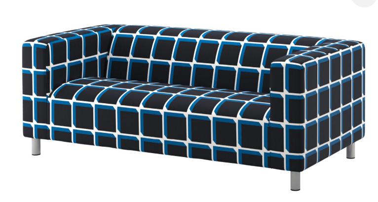 2-zits Klippan bank ikea, Huis en Inrichting, Banken | Bankstellen, Ophalen, Gebruikt, 150 tot 200 cm, Tweepersoons