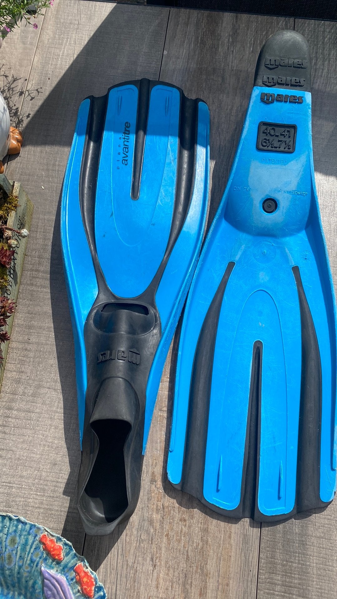 Binnen en buiten vinnen maat M/l, Watersport en Boten, Duiken, Ophalen of Verzenden, Zwem- of Duikvliezen