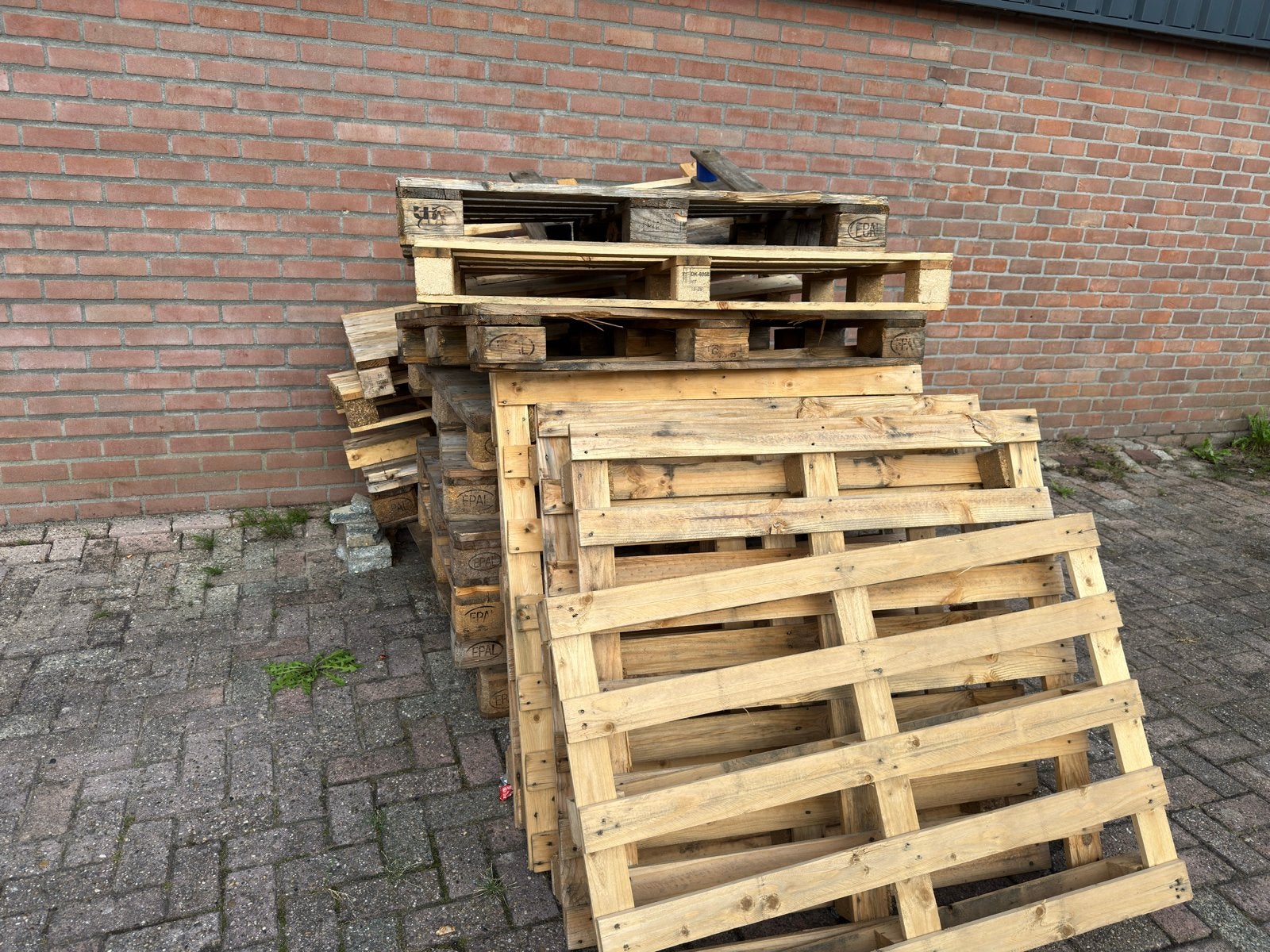 Gratis pallets ophalen EPAL en dergelijke, Doe-het-zelf en Verbouw, Hout en Planken, Ophalen, Gebruikt, 50 mm of meer, Pallet