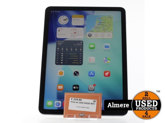 iPad air 2022 64GB WiFi, Apple, Zo goed als nieuw, Support@apple.com, One Apple Park Way
Cupertino, CA 95014
United States