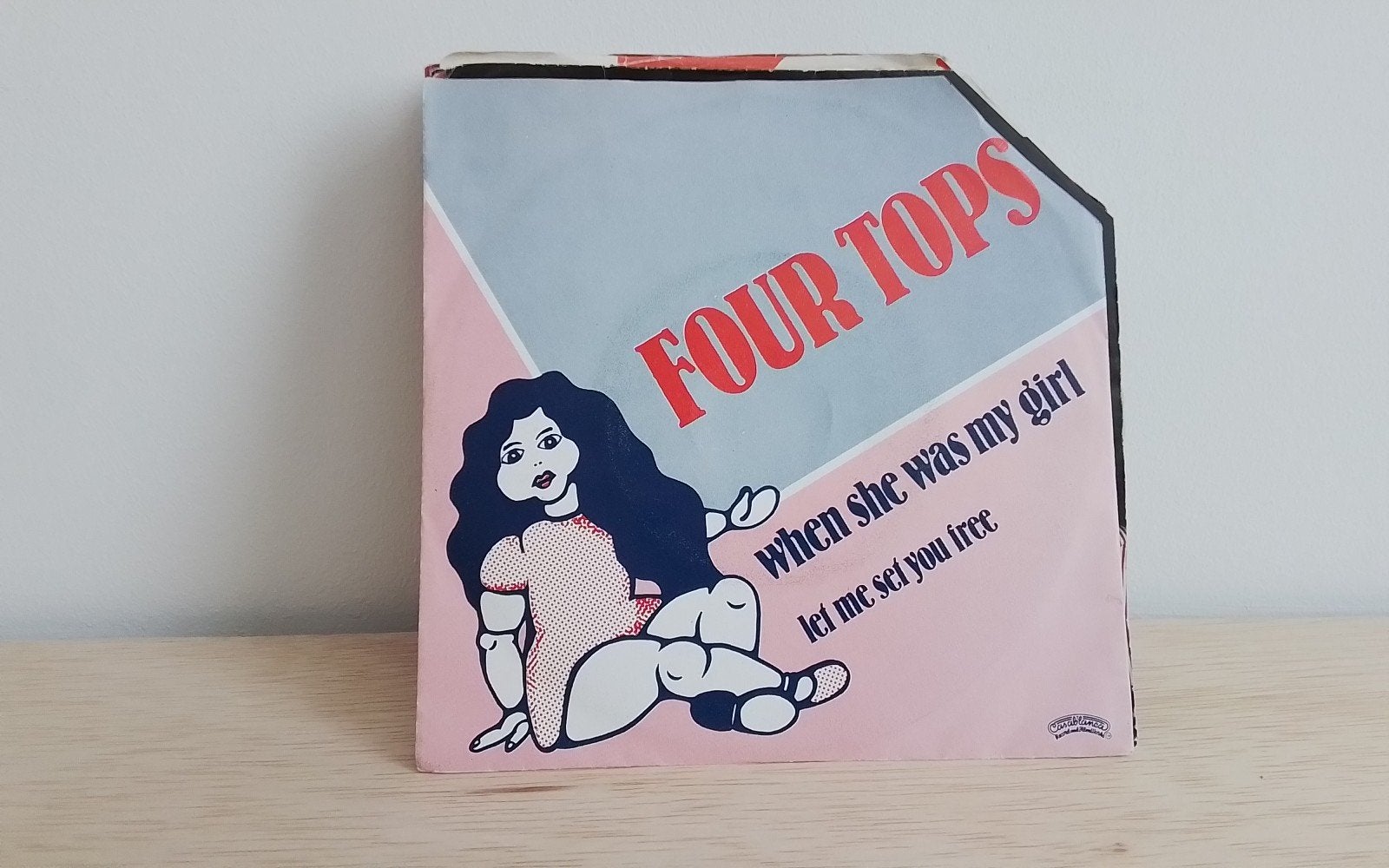 Four Tops - when she was my girl, Cd's en Dvd's, Vinyl Singles, Ophalen of Verzenden, Gebruikt, Pop