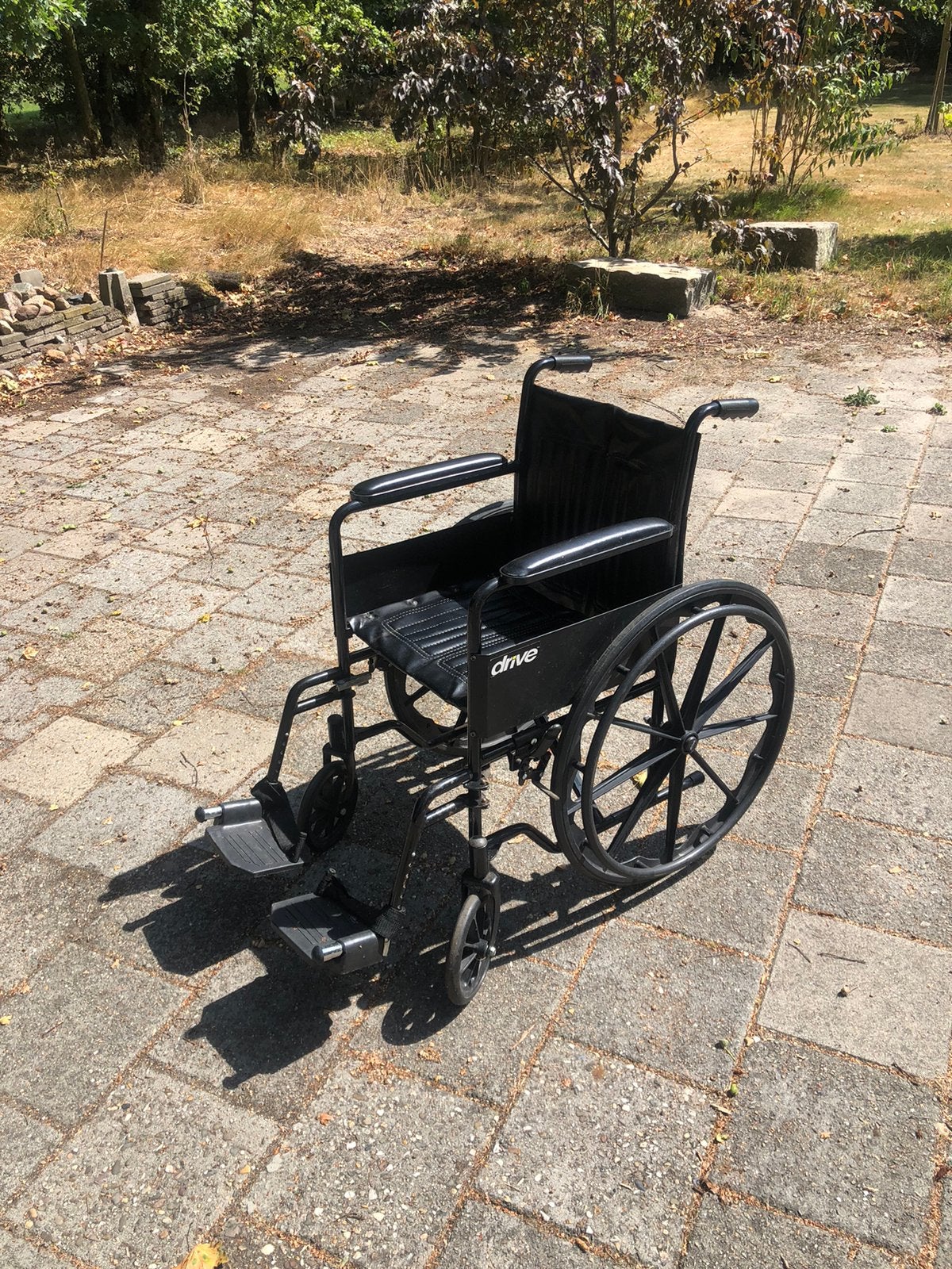 Drive silver sport 1 rolstoel (zwart), Diversen, Rolstoelen, Ophalen, Inklapbaar, Gebruikt, Duwrolstoel