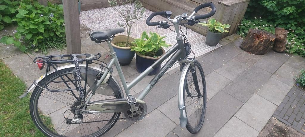 Gazelle Fuente Trekking Damesfiets - Gebruikt, Fietsen en Brommers, Velgrem, Versnellingen, Ophalen of Verzenden, Gazelle