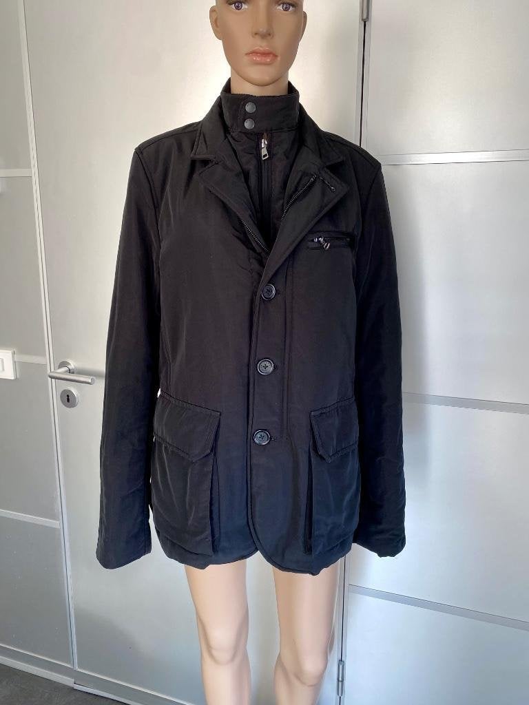 J57 Luxe winterjas mt. M=38/40 dik gewatteerdejas jack zwart, Maat 38/40 (M), Zwart, Ophalen of Verzenden, Zo goed als nieuw