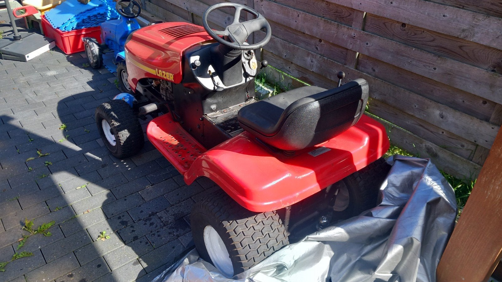 vlotte zitmaaier 22 kmh gps handgeschakeld, Ophalen, Gebruikt, 50 cm of meer