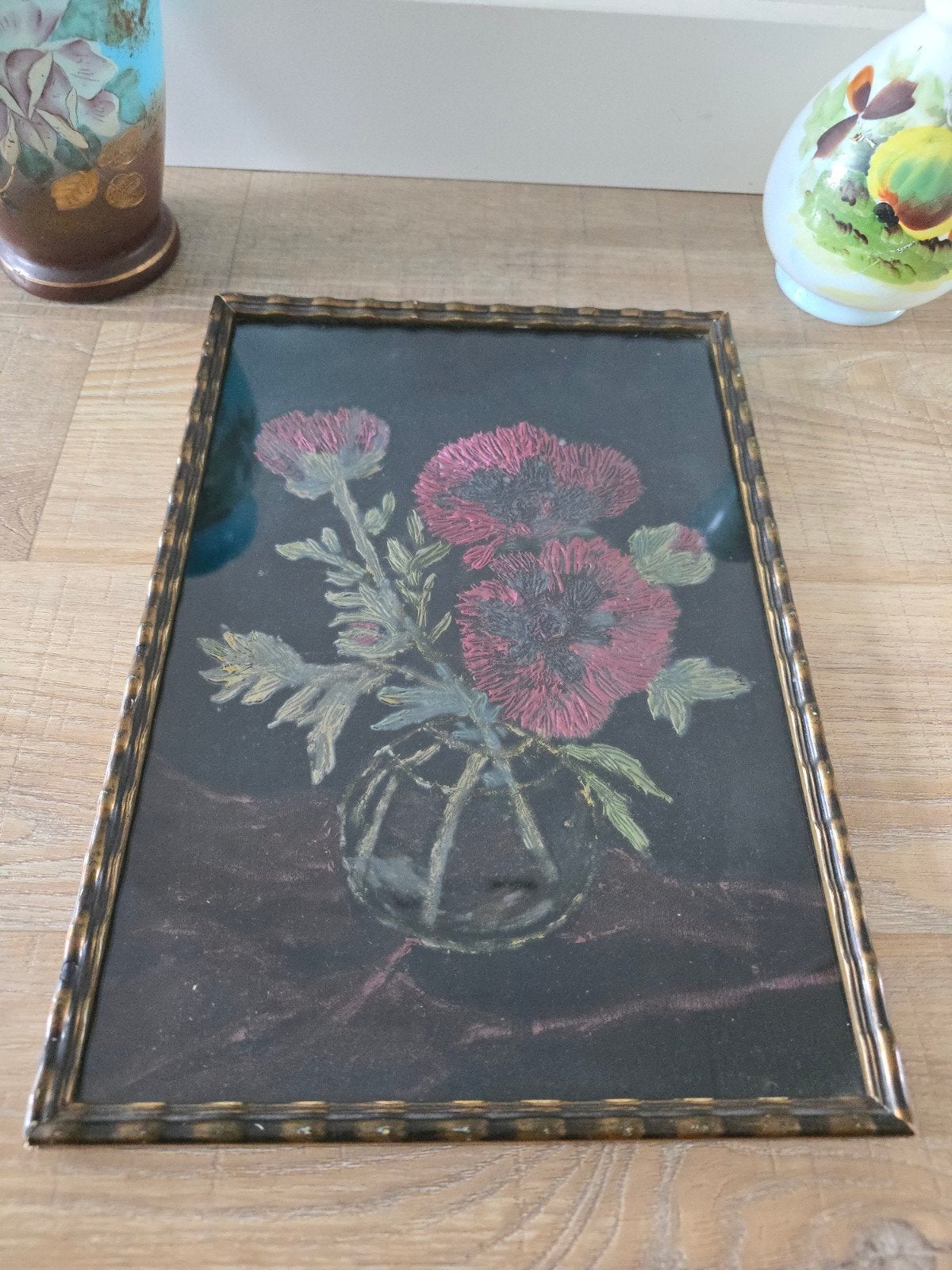 Antiek schilderij op fluweel Trijntje Stutvoet - Boon 1935, Ophalen of Verzenden