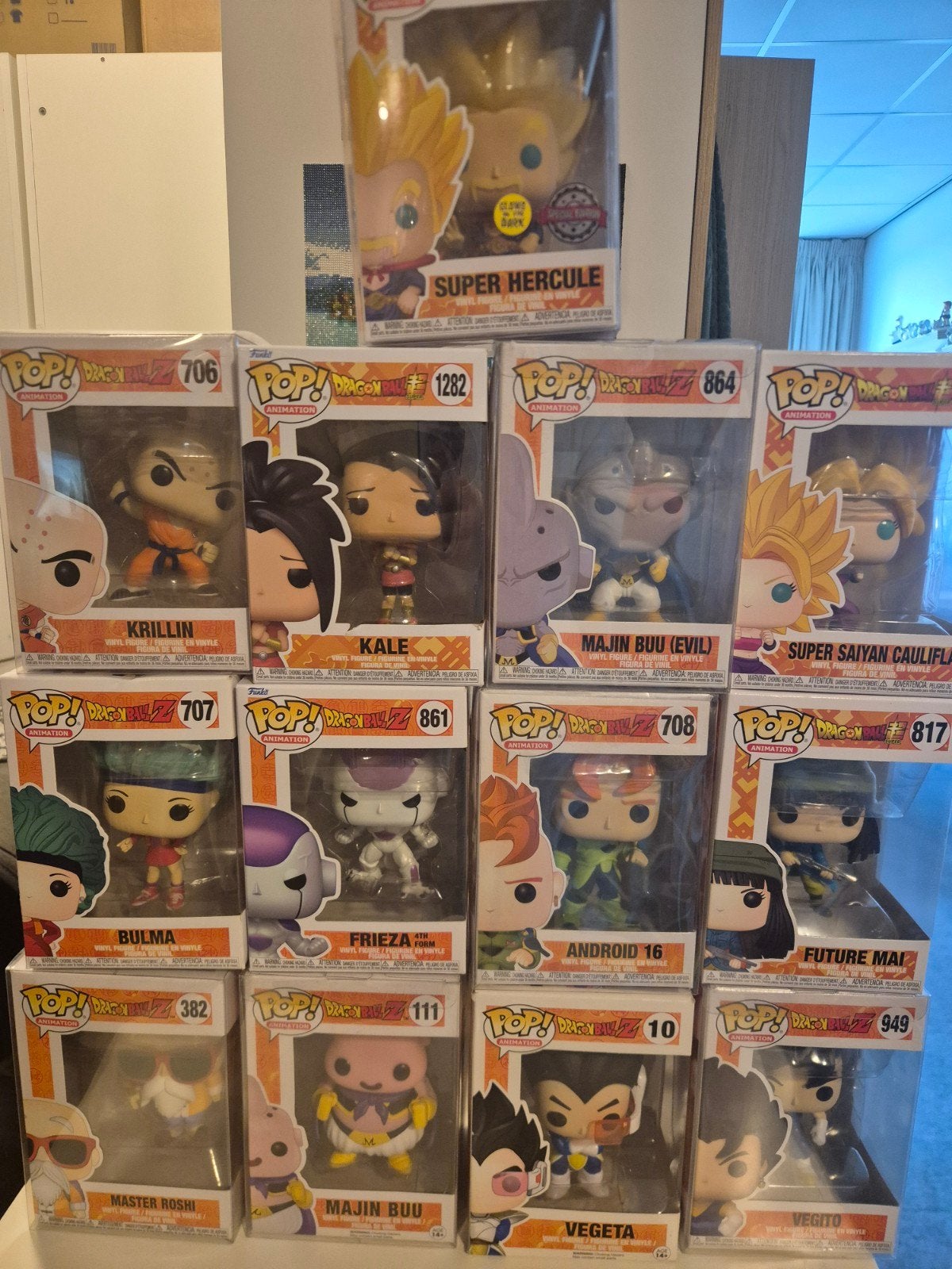 Grote collectie Funko Pop! Dragon Ball Z figuren, Ophalen, Zo goed als nieuw