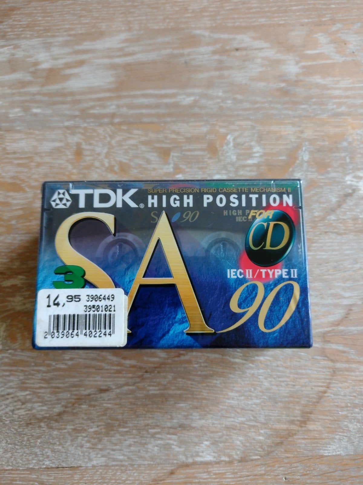 3 pack gesealde TDK SA90 cassettebandjes, Cd's en Dvd's, 2 t/m 25 bandjes, Overige genres, Ophalen of Verzenden, Nieuw in verpakking