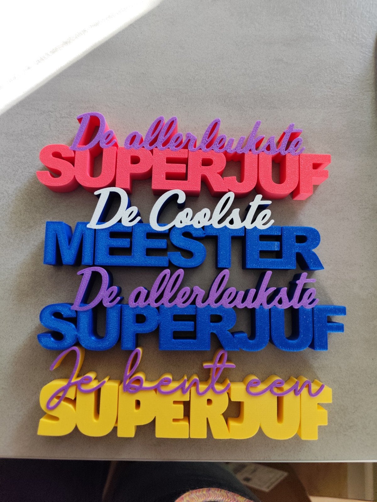 Juf of meester cadeautje, Ophalen of Verzenden