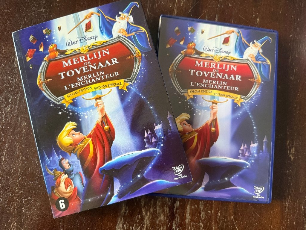 Walt Disney Merlijn de Tovenaar DVD Special Edition, Cd's en Dvd's, Europees, Tekenfilm, Ophalen of Verzenden, Zo goed als nieuw