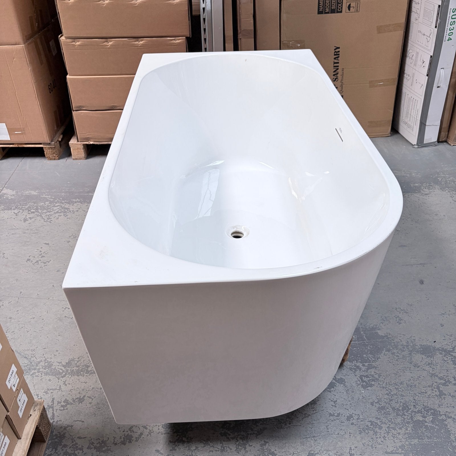 Modern Wit Bad 150x75x58 cm -, Ophalen of Verzenden, Nieuw