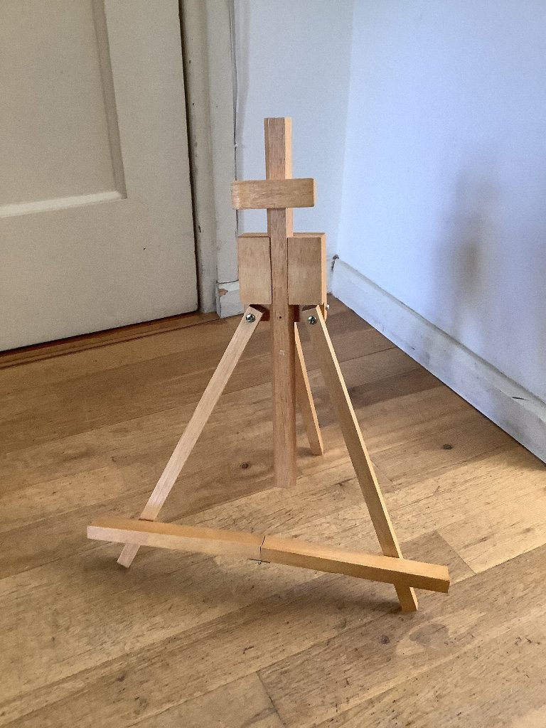 Schildersezel, kleine houten ezel, tafelstandaard, Ophalen, Nieuw, Ezel