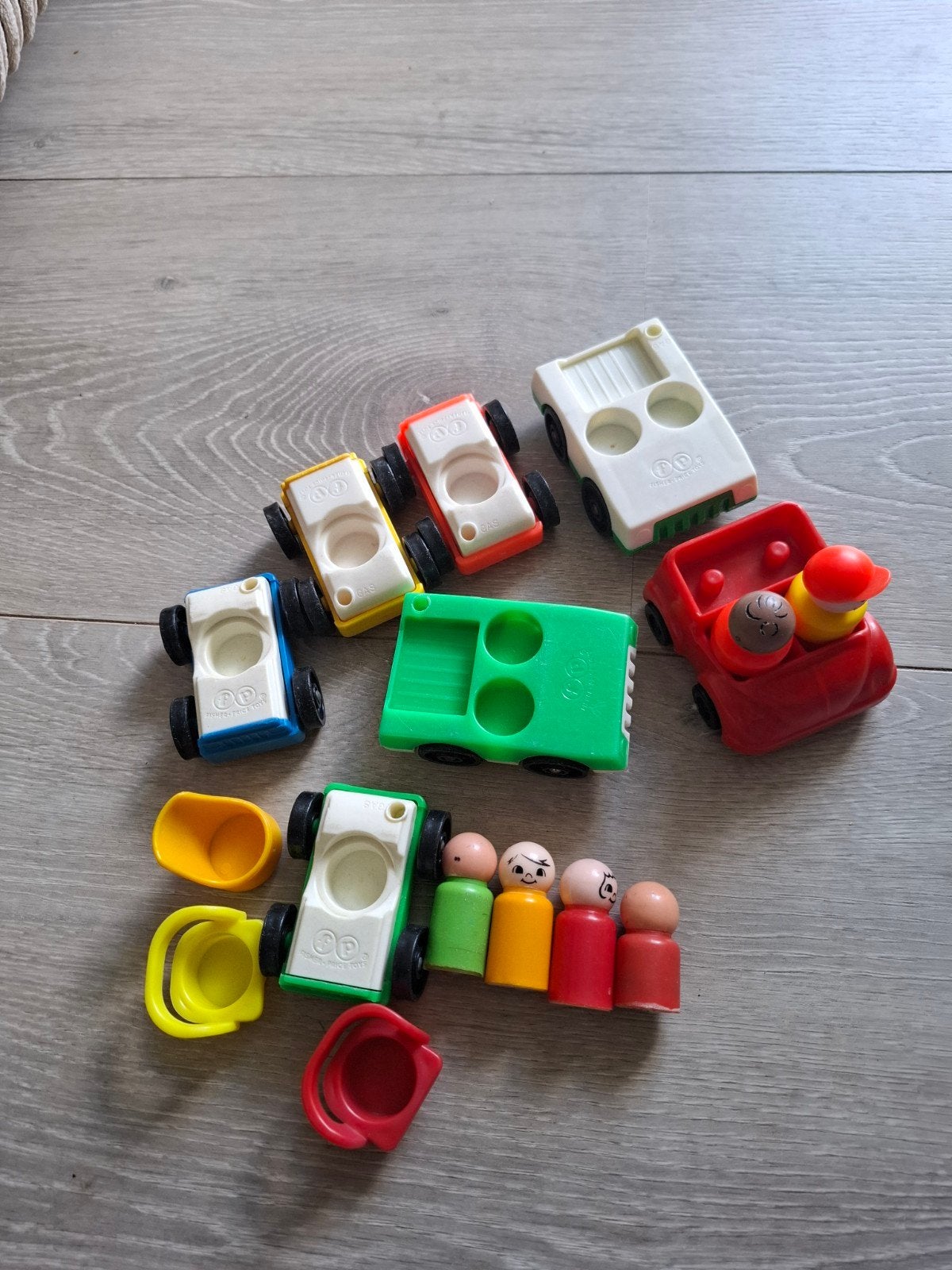 Fisher Price autotjes, Verzamelen, Ophalen of Verzenden, Gebruikt