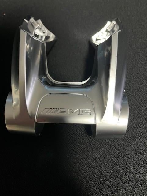 nieuw zilver amg Stuur embleem grijs amg logo w177 w118 w167, Auto diversen, Auto-accessoires, Ophalen of Verzenden, Nieuw