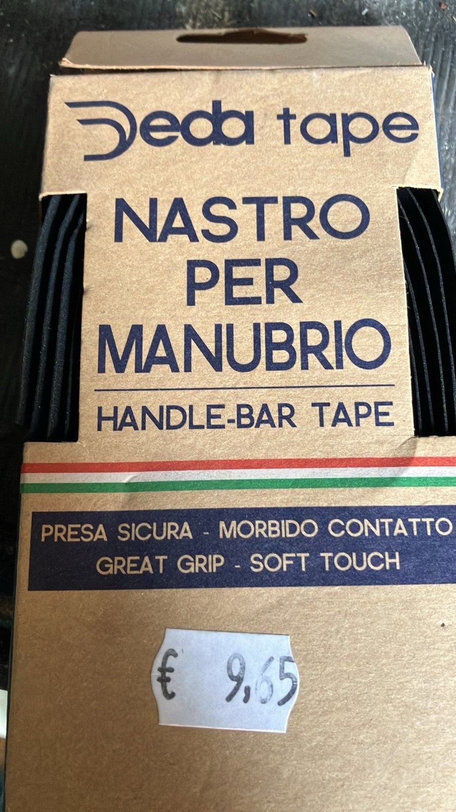 Deda Stuurlint Zwart - Nieuw met Goede Grip, Ophalen, Overige materialen, Stuur, Nieuw