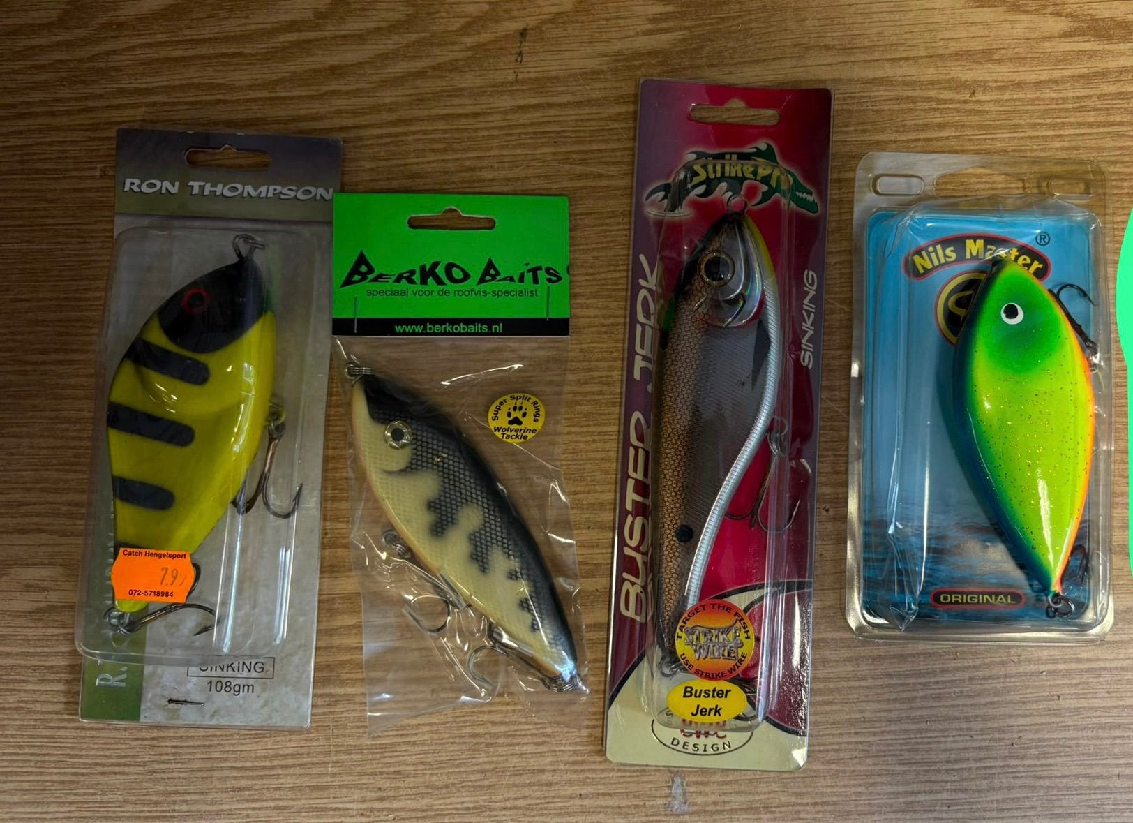Partij Jerkbaits, Watersport en Boten, Hengelsport | Roofvissen, Ophalen of Verzenden, Zo goed als nieuw, Overige typen