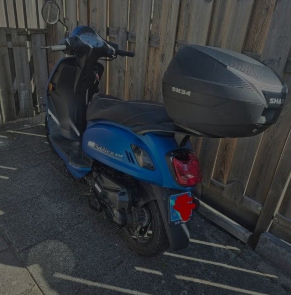 Scooter sym fiddle 2 50s rijklaar met extra opbergruimte, Fietsen en Brommers, Ophalen, Zo goed als nieuw, Overige typen, SYM
