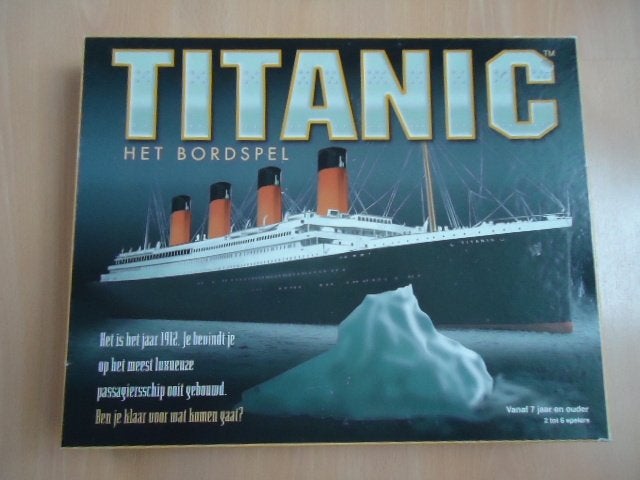 Titanic, bordspel. compleet en zgan, Een of twee spelers, Ophalen of Verzenden, Zo goed als nieuw